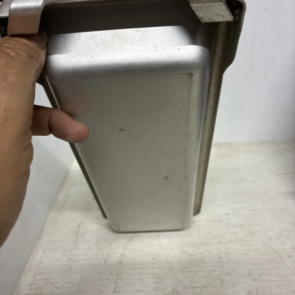 Vintage Aluminum Frigidaire Quickube 20 Ice Cube Tray Silver Tone